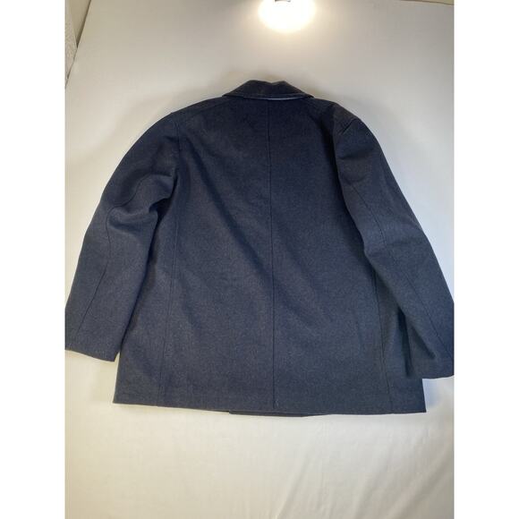 Nautica Men’s Gray Double Breasted Wool Blend Jacket Peacoat Size XXL - Picture 9 of 9